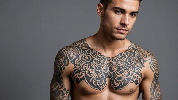 Modèles tendances pour un tatouage torse homme